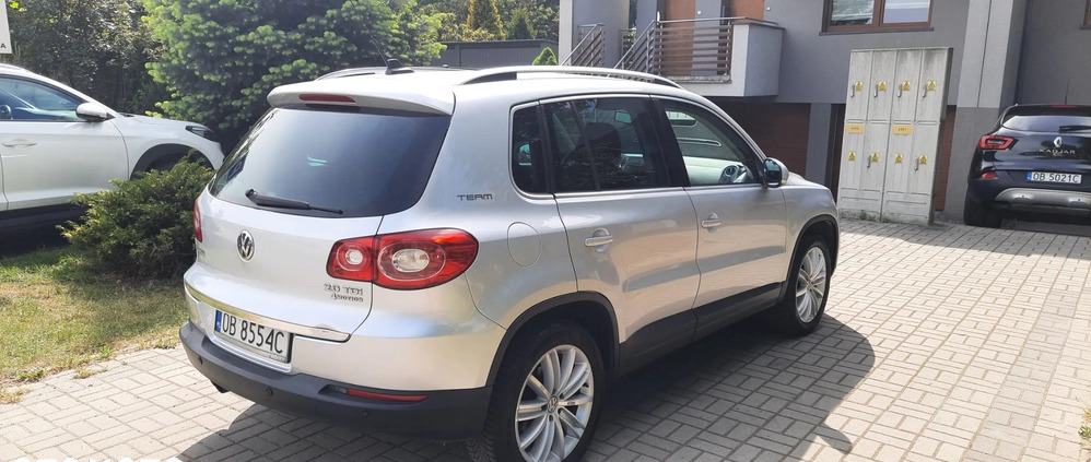 Volkswagen Tiguan cena 38600 przebieg: 270000, rok produkcji 2011 z Lubomierz małe 106